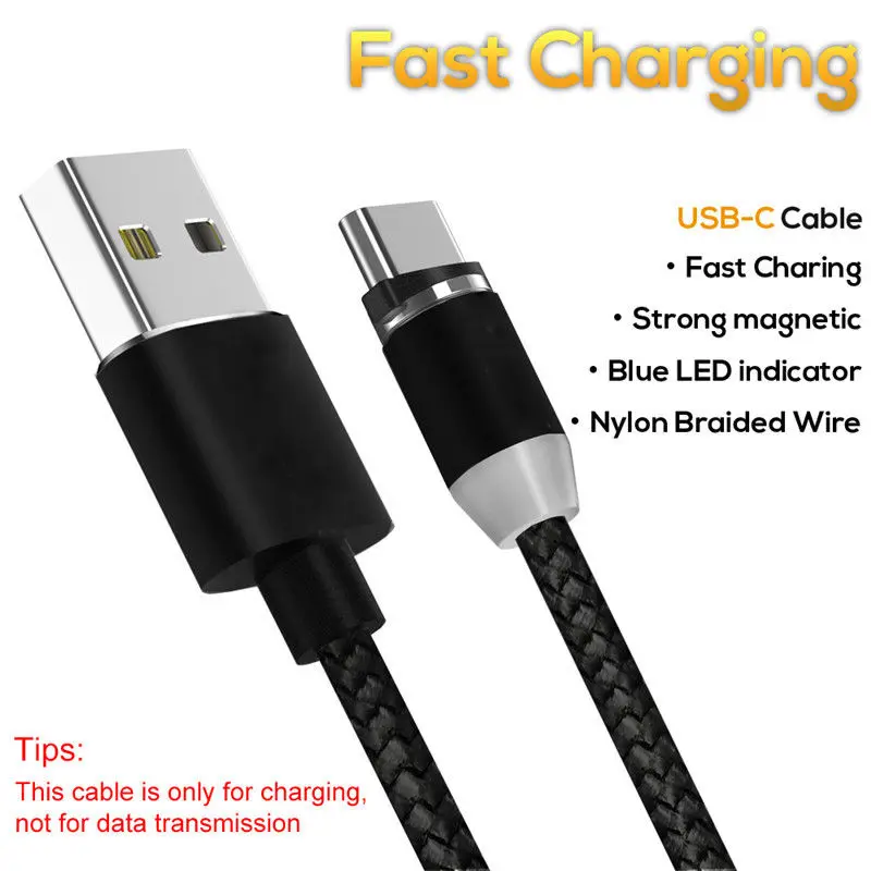 1M-2M-360-Round-Magnetic-Braided-Micro-USB-Type-C-For-iPhone-Charger-Charging-Strong-Cable (3)