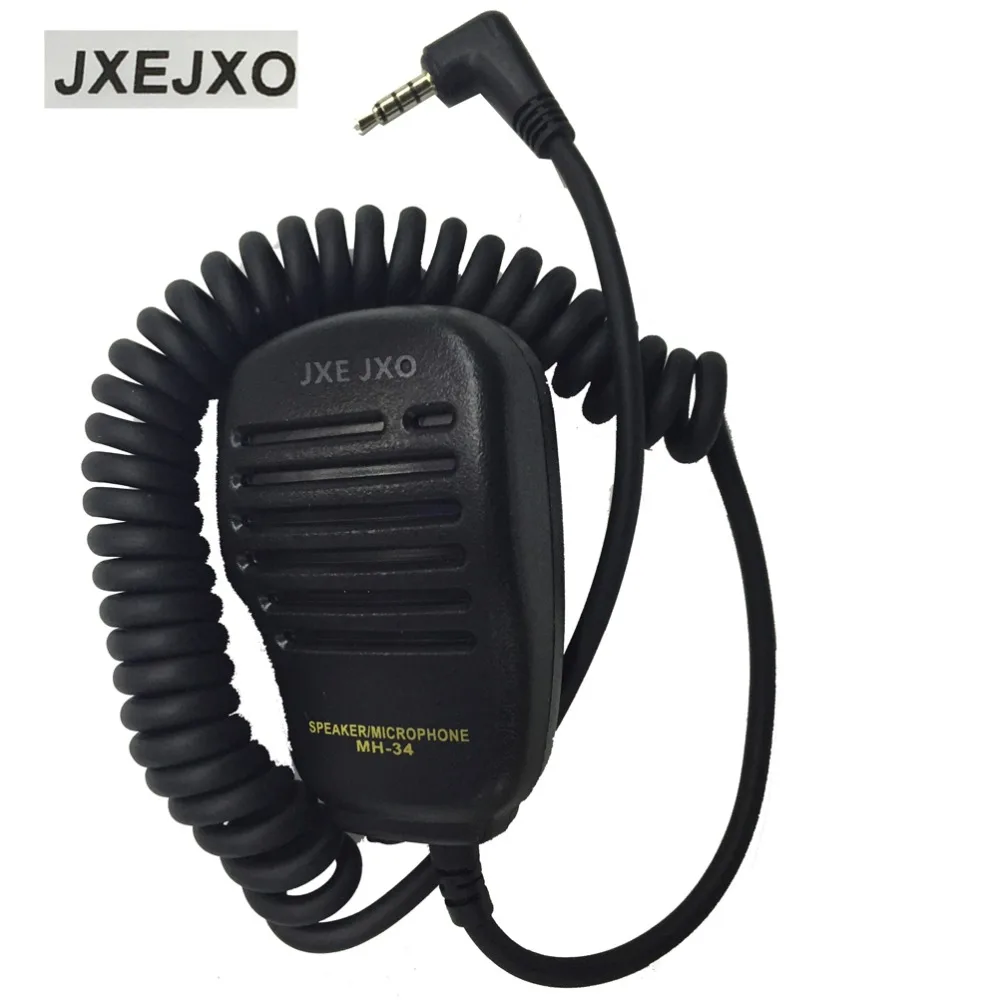 

JXEJXO For Yaesu MH-34B4B Handheld Radio/Two Way Radio/Walkie Talkie Microphone Speaker for VX-1R VX-2R,VX-3R,,VX-150 FT-50R
