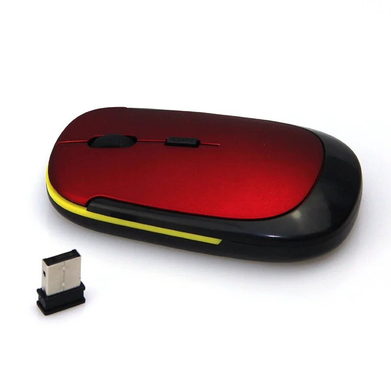 Ноутбук мини тонкий 2,4G USB Беспроводная оптическая мышь Мыши для компьютера ПК UY8