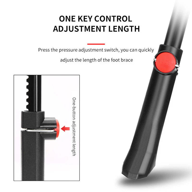 Велосипедная подножка, регулируемая алюминиевая велосипедная боковая Складная велосипедная боковая стойка, парковочная ножная штанга, костюм для 2" 27,5" 2", запчасти для велосипеда