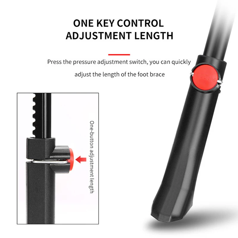 دراجة Kickstand قابل للتعديل الألومنيوم الدراجة الجانب للطي الدراجات الجانب حامل مواقف الساق قضيب دعوى ل 26 \