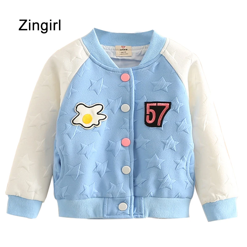 Zingirl cute kawaii bomber jackets girls long sleeve 2018 new spring