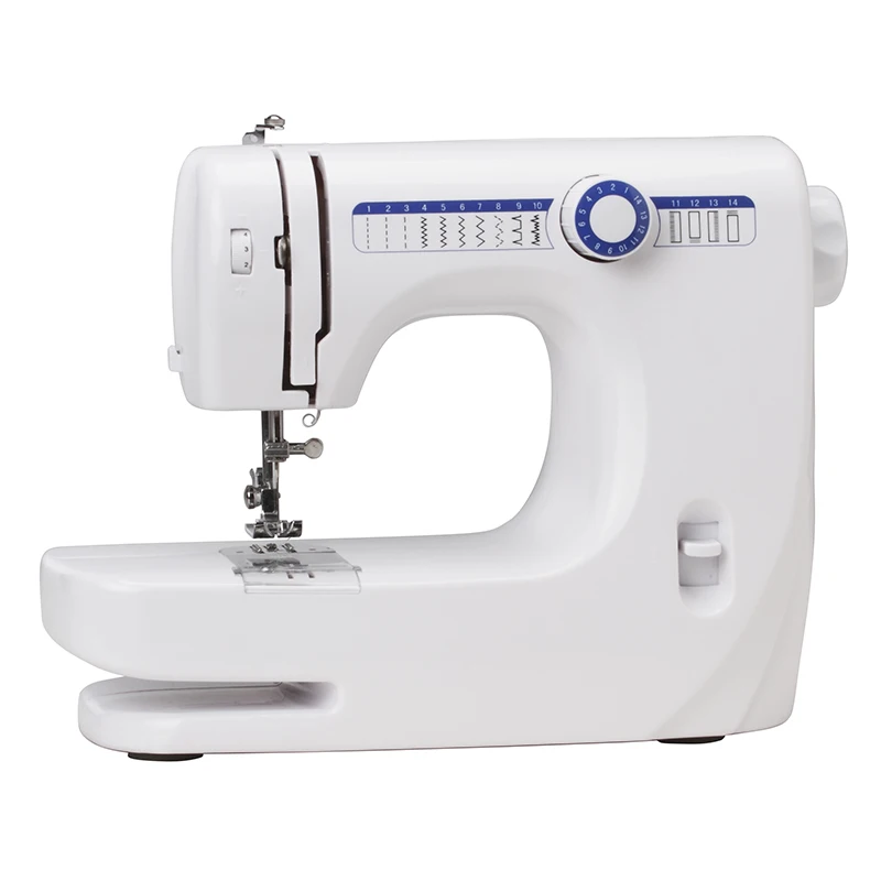

Household Sewing Machine DC 6V 1500mA Power Supply Multifunction Easy To Operate 14 Stitch Stitching Modes Portable for Ukicra