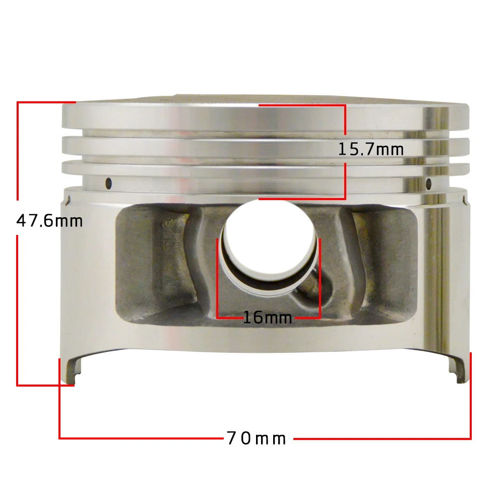 

For Yamaha XT225 Serow 85-07 TW225E 02-07 Engine Assembly Parts STD 70 70.25 70.5 70.75 71mm PIN 16MM Motorcycle Pistons Rings