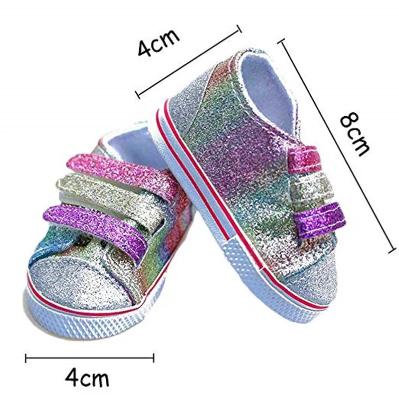 Doll Shoes For 12 Inch Dolls 5-Pair Baby Doll Shoes Set Fits 15