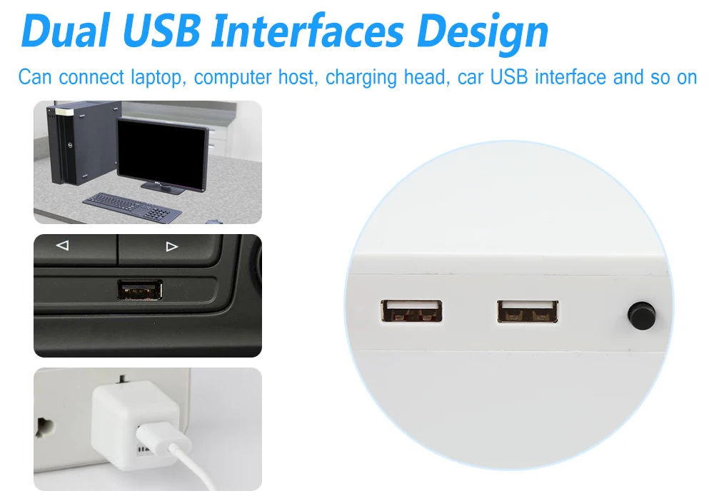 USB Mini Desk Lamp Cooling Fan Silent Desktop Electric Small Cooler