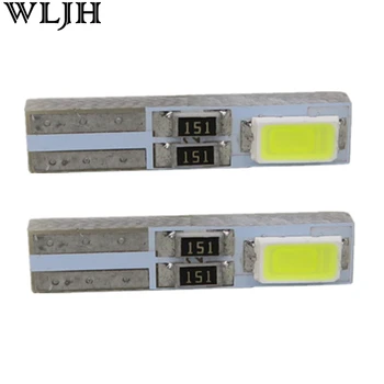 

WLJH 10pcs W3W T5 Led 74 73 Wedge 12v 5730 SMD Instrument Cluster Led Panel Bulb Gauge Dashboard Light Lamp For Ford