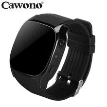 Cawono T8 Bluetooth Smart Watch Support SIM TF Card With Camera Sports Wristwatch Music Player for