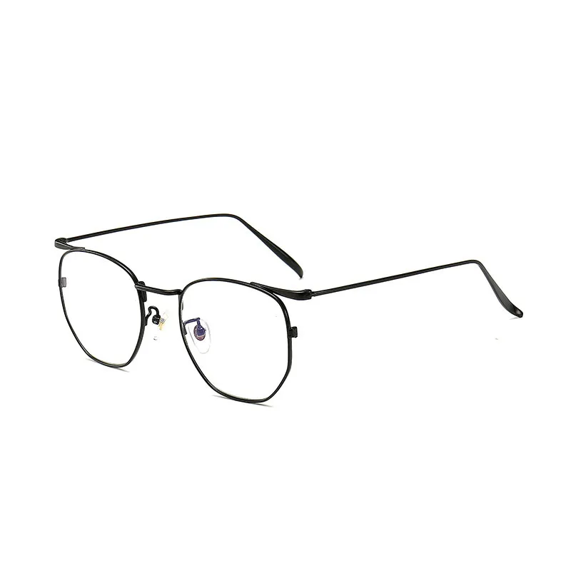 Титановые легкие очки, оправа для мужчин, Ретро стиль, круглые винтажные очки для женщин, близорукость, оптические очки, lunette de vue oculos de grau - Цвет оправы: Black color