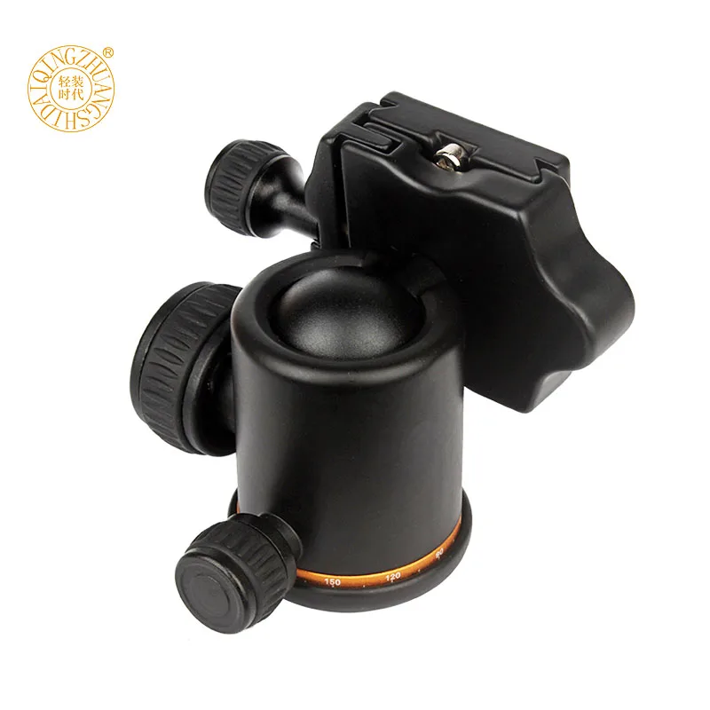 QZSD Q06 Aluminum Tripod Ball Head With Quick Release Plate & Two levels Max Load 6KG For Benro Manfrotto Q999S Tripod Head
