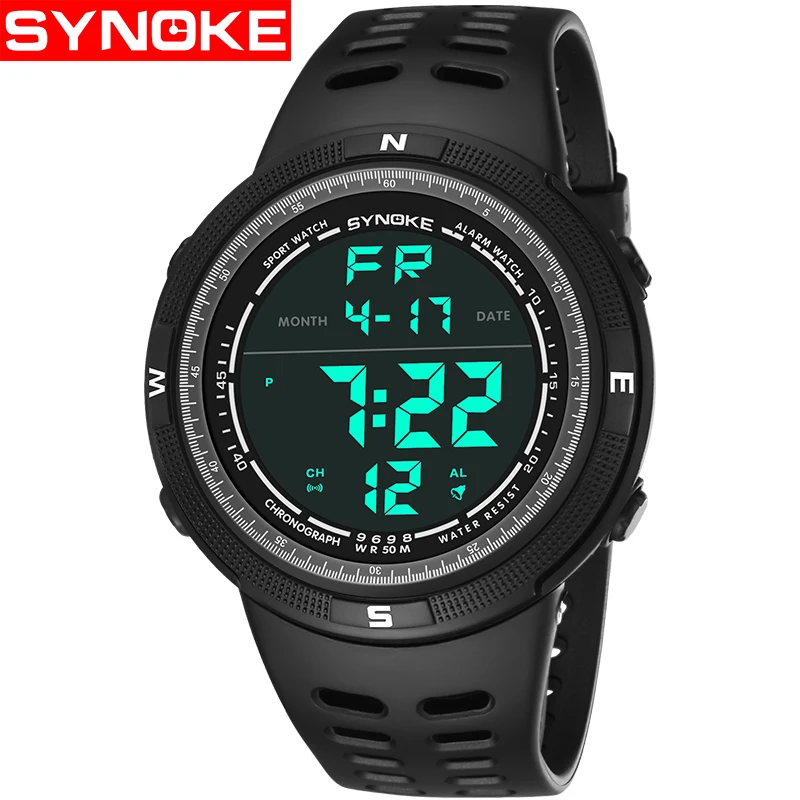 

Men Watch 2018 Sports Watch Electronic Digital Male Multifunction Wrist Clock Man Waterproof Top Luxury Brand Men's Watches