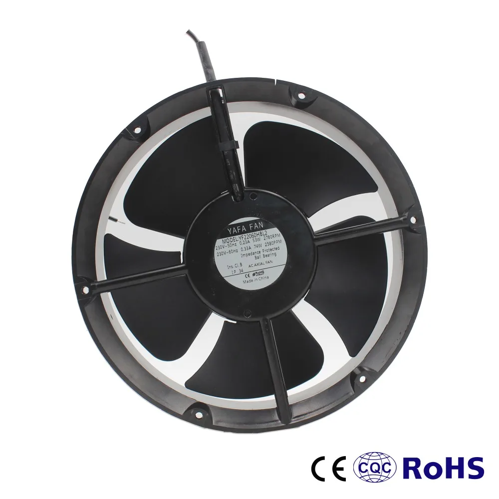 

Dia. 220*60 mmelectrical panel axial fan fan 8" 22060 box cooling fan YF22060HBL2