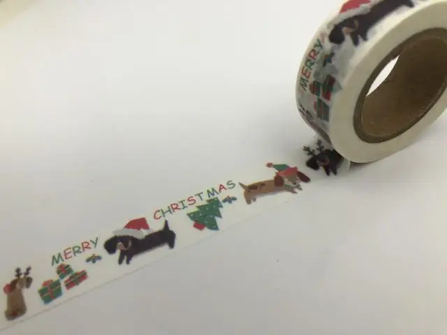 Jiataihe Декоративный Рождественский Скотч С Рождеством васи лента японская рисовая бумага малярный скотч с принтом - Цвет: 774