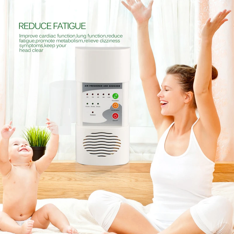 ATWFS Air Ozonizer Air Purifier Home Deodorizer Ozone Ionizer Generator