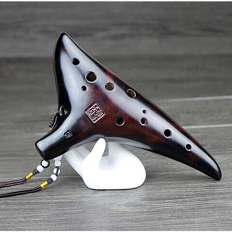 

Ocarina Of Time 12 hole Alto C key smoldering professional Flute retro factory direct piccolo musical instruments