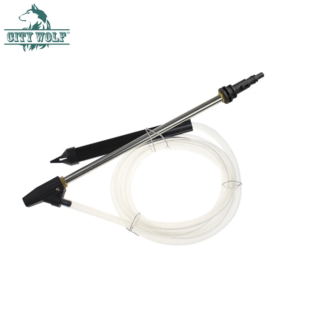 

High pressure car washer professional Sand Blasting Hose with Lavor Huter Sterwin adaptors cleaning tool accessory City wolf