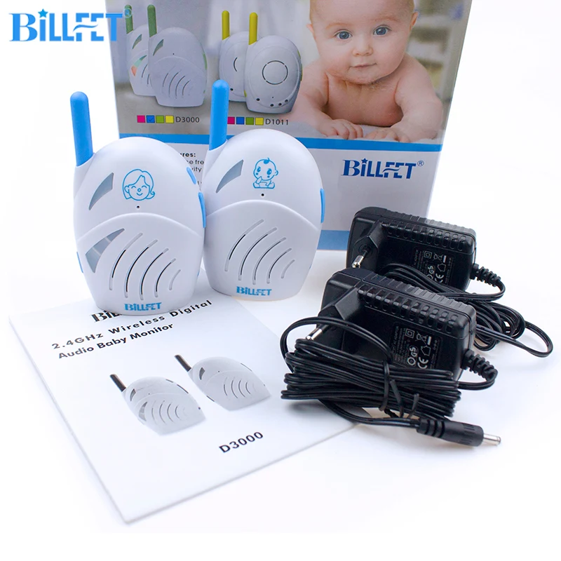 Billfet jlt D3000 2.4 ГГц Беспроводной цифровой аудио Видеоняни и радионяни двухстороннее