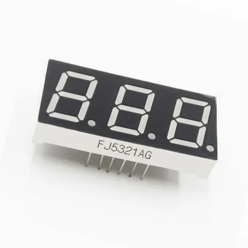 

0.52 inch 3 digit Green Led display 7 segment Common cathode