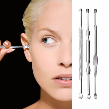 

Stainless Steel Earpick Cleaning Tools Ear Care Safety Earpick Dig Ear Cleaning Device Ears Spoon Lightweight Durable new
