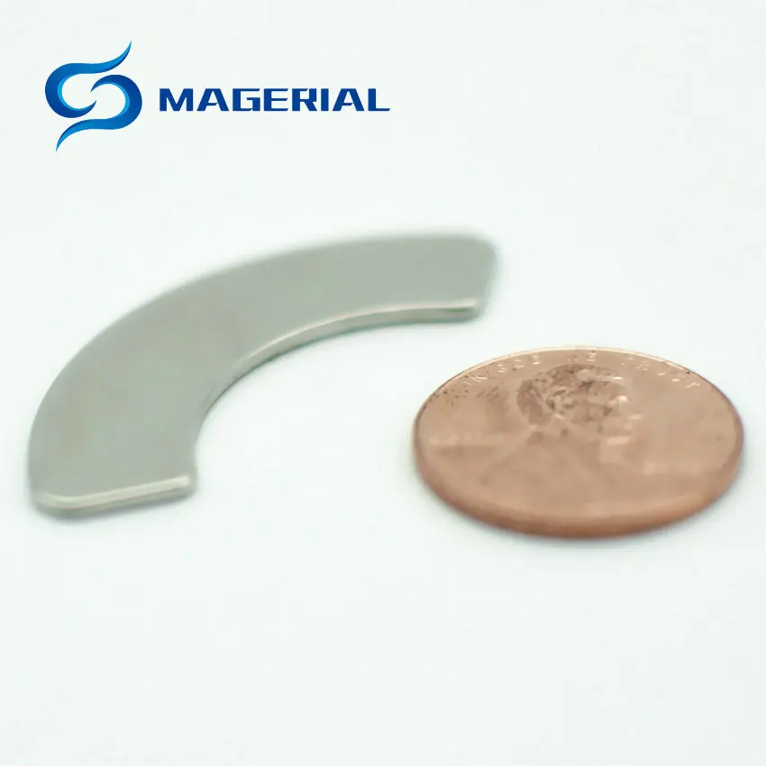 VCM магнит NdFeB дуговой сегмент OD48xID29xT1.1 мм жесткие магниты для дисков неодимий постоянный ротор магнит высокая температура