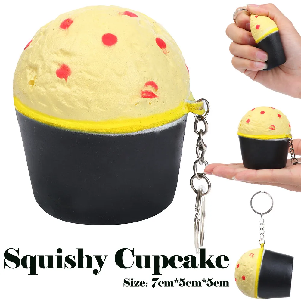 7 см вкусный кекс медленно расправляющиеся мягкие игрушки Squeeze Ароматические стресса игрушка для снятия стресса 4,11