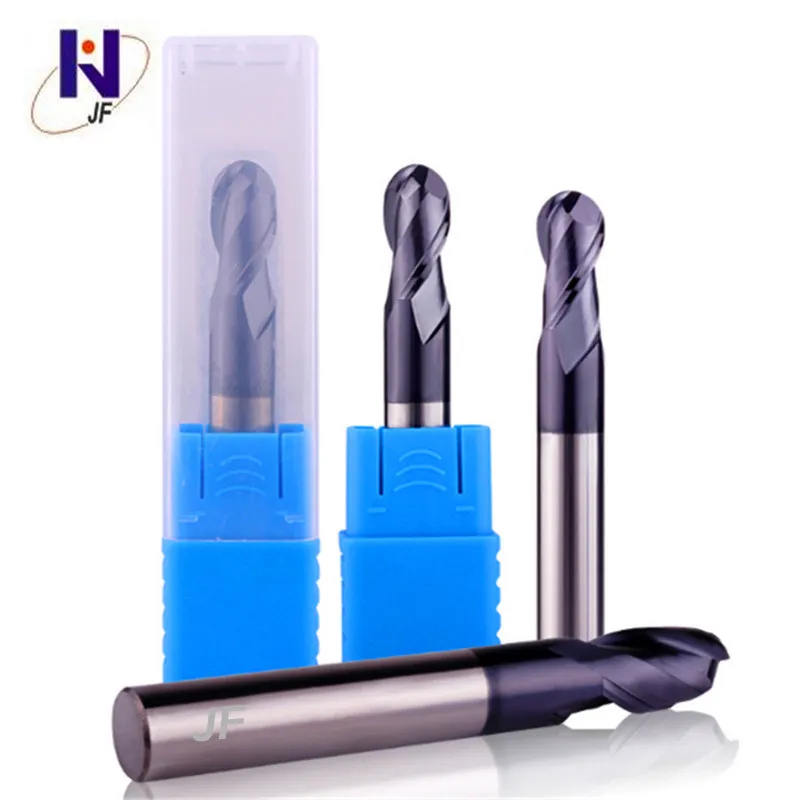 HARFINGTON Ball Nose End Mill 2 Flute 0.061" Diameter 1/8