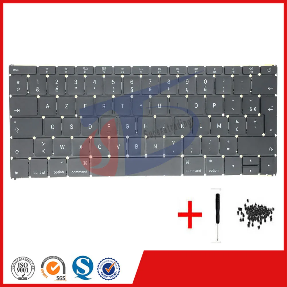 

2016year NEW perfect for MacBook 12" Retina A1534 FR French France Keyboard clavier without Backlight MLHA2 MLHC2 EMC2991