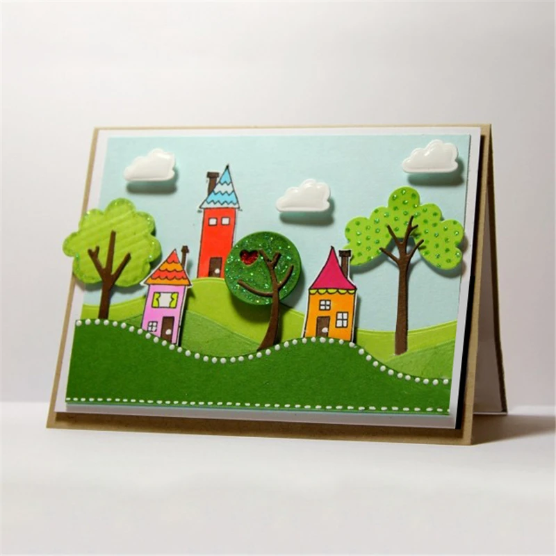 

Eastshape Tree Metal Cutting Dies Scrapbooking Plant Scene Die Cuts for Card Making Craft Dies Embossing New Dies for 2019