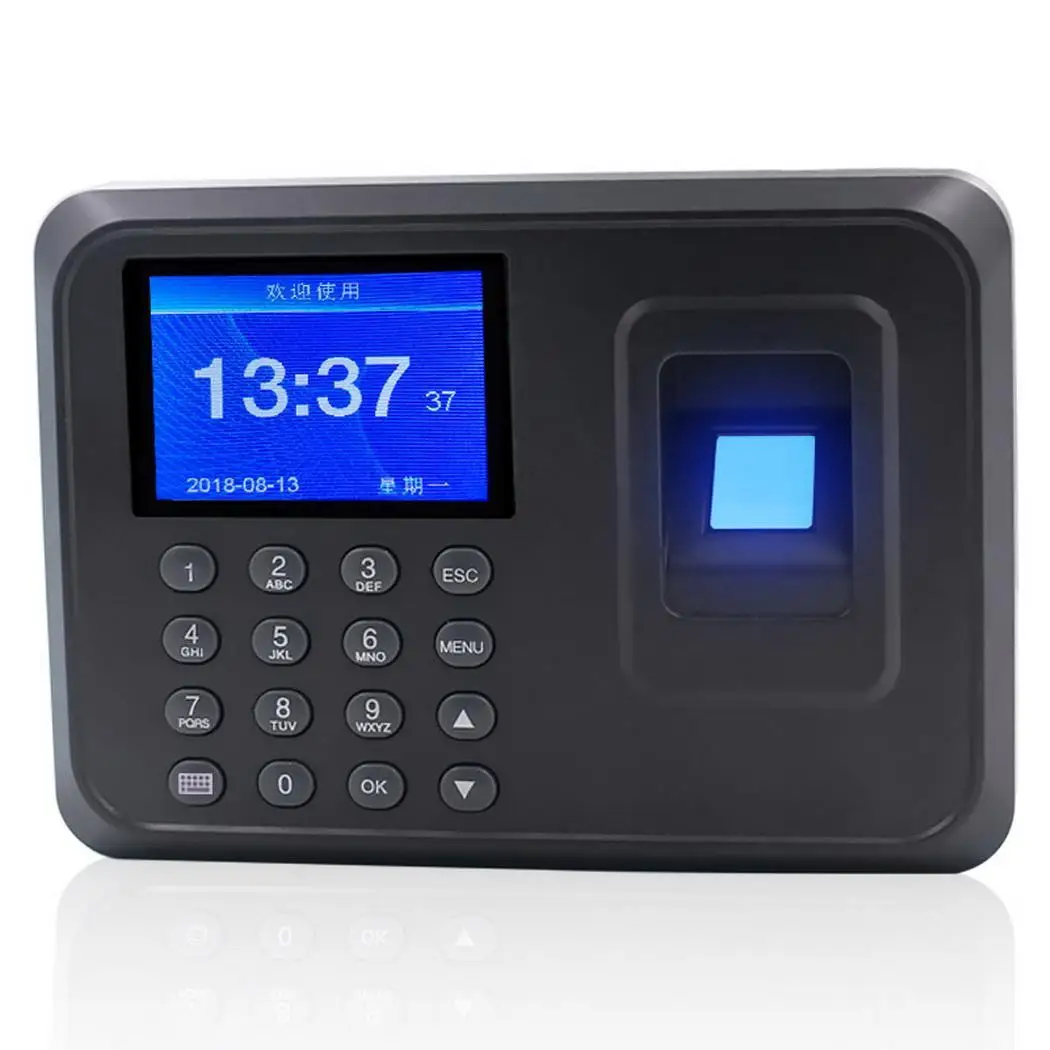

Biometric Fingerprint Time Clock Recorder Fingerprint Attendance Office 0-55 Machine fingerprint and password.