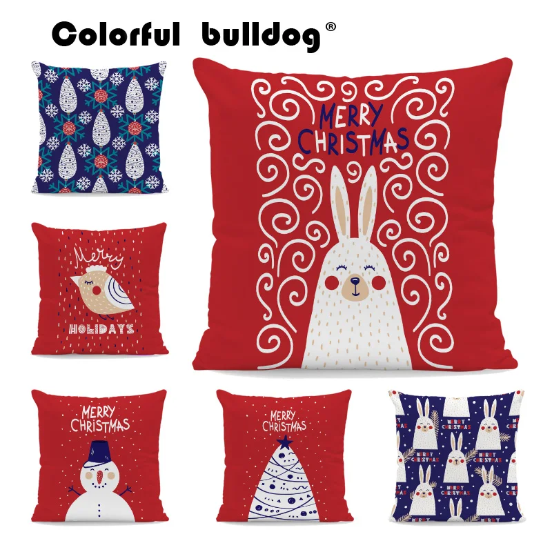 سنة جديدة سعيدة وسادة غطاء تزيين هندسية كرات أجراس أكواب الوسائد المنزل مكتب أريكة الزخرفية 43*43 cm رمي المخدة سنة جديدة سعيدة وسادة غطاء تزيين هندسية كرات أجراس أكواب الوسائد المنزل مكتب أريكة الزخرفية 43*43 cm رمي المخدة