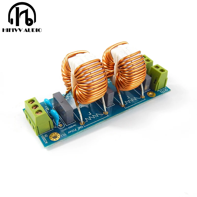 HIFivv аудио силовой фильтр плата 18A EMI усилитель мощности Декодер Усилитель