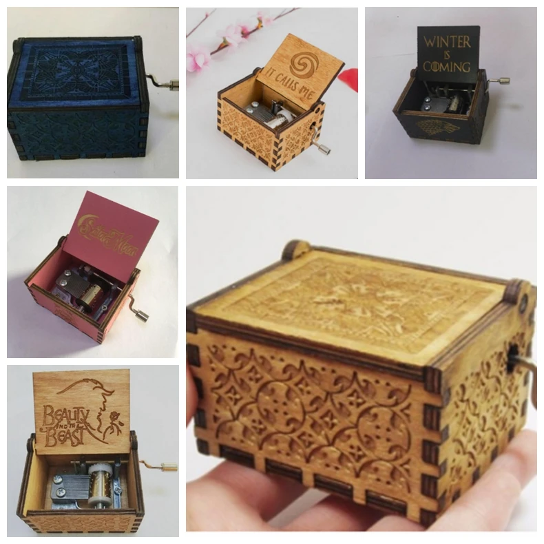 

Hand Crank Game of Thrones Music Box Music Theme Caixa De Musica A Birthday Present Action Figure Toys For Children