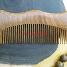 250 шт. оформите свой логотип темного цвета прямой широкозубный деревянный гребень для бороды гребень для здоровья