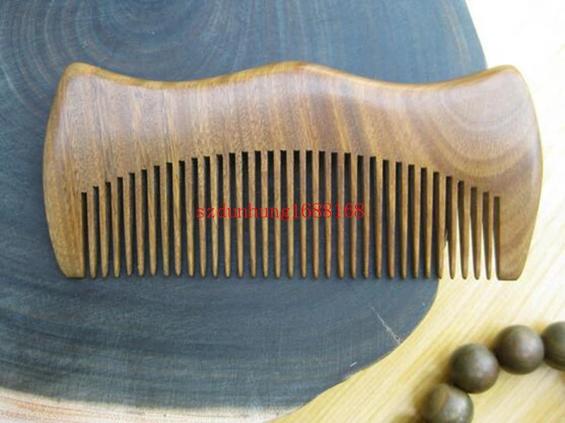 US $786.00 250pcs Customized Your Logo Dark Color Straight WideTeeth Wooden Comb Beard Comb Health Care Comb