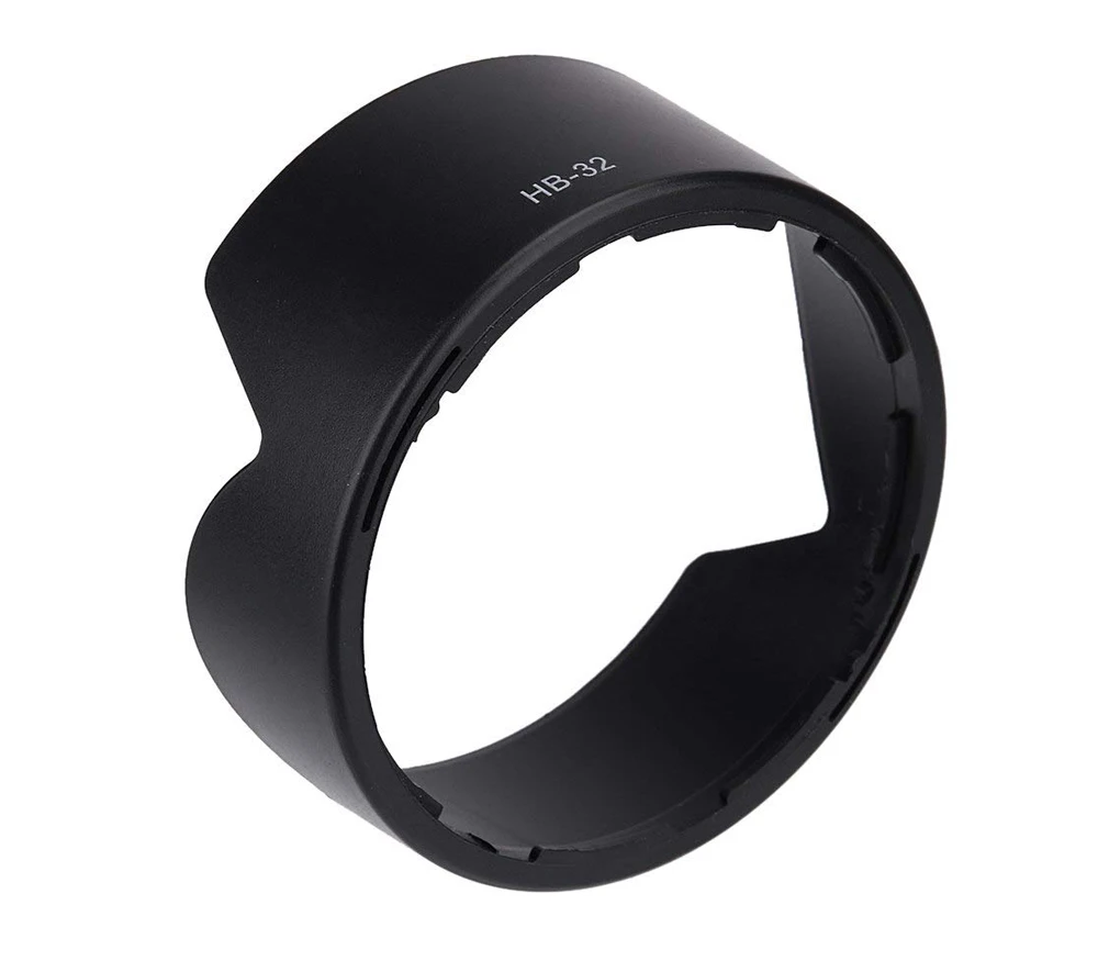 HB32 HB-32 Bayonet Mount Lens Hood for Nikon AF-S DX 18-70 18-105mm 18-135mm f3.5-5.6G ED-IF Black (5)