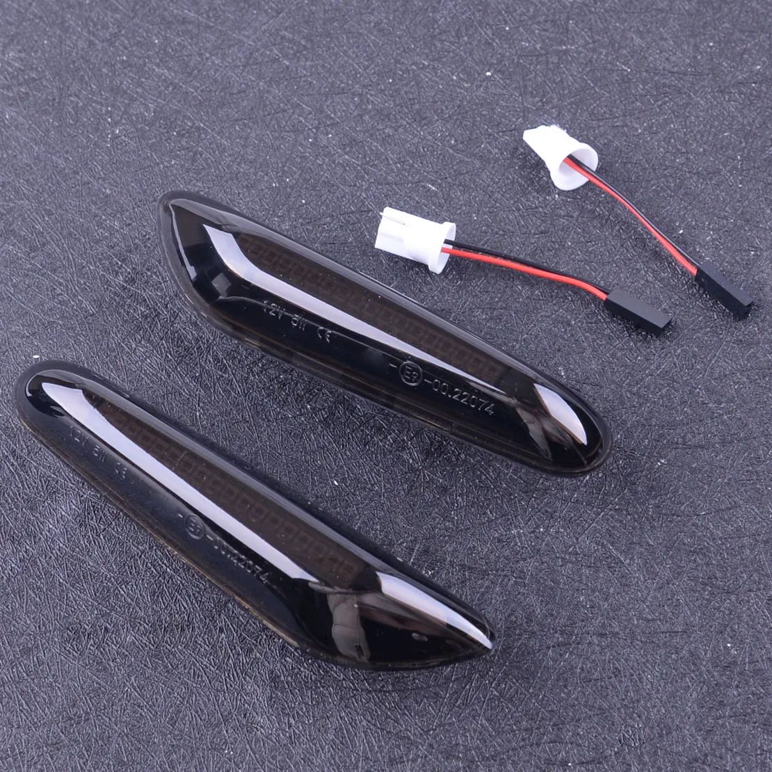 

beler Car Accessories 1Pair Error Free Dynamic LED Side Marker Signal Light Fit for BMW E90 E60 E82 E87 E88