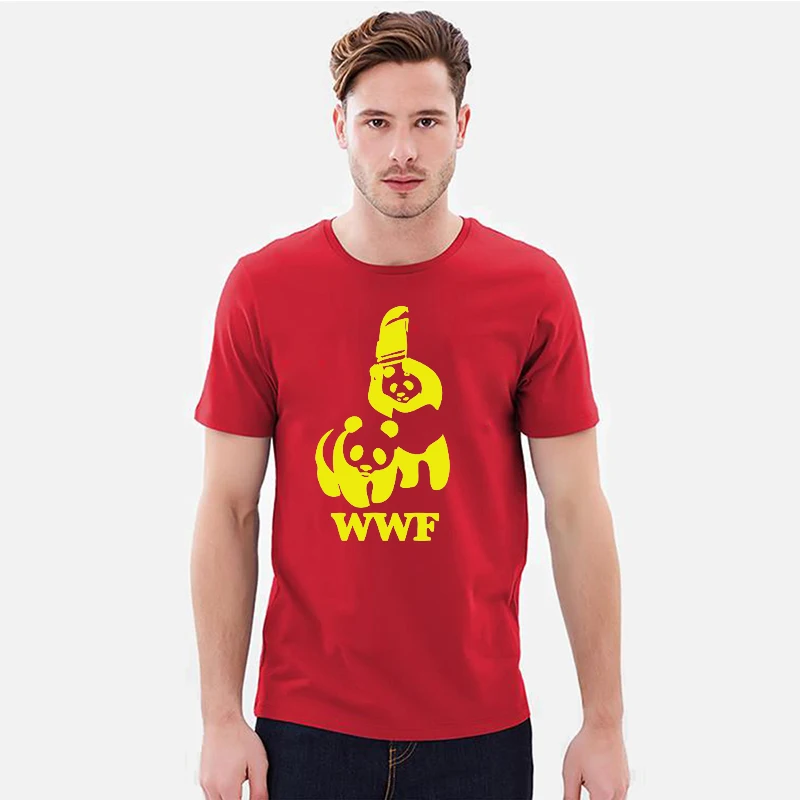 EnjoytheSpirit التي شيرت الرجال WEWANLD WWF المصارعة الباندا الكوميديا تي شيرت رائع بأكمام قصيرة الصيف أزياء تي شيرتات عجيبة EnjoytheSpirit التي شيرت الرجال WEWANLD WWF المصارعة الباندا الكوميديا تي شيرت رائع بأكمام قصيرة الصيف أزياء تي شيرتات عجيبة