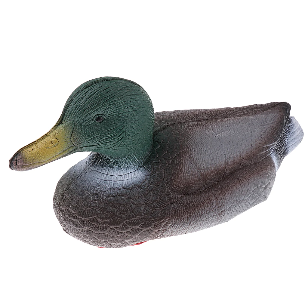 Durable Bow XPE Fishing Hunting Duck Decoy Drake Floating Keel Duck for Garden Yard Camping Hunting Tactical Accessorie