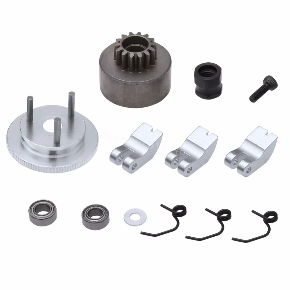 

Bell Gear 14T Flywheel + Springs + Bearings +Clutch Shoes Assembly Sets 83013 81020 Nitro Engine Parts For RC HSP 1/8 RC Car