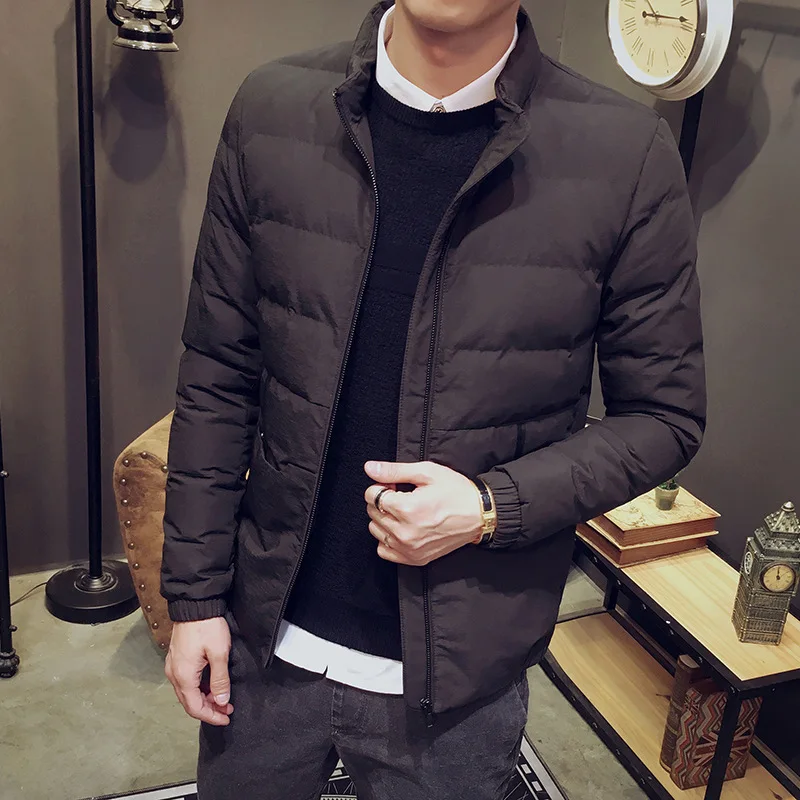 Men's clothing jacket autumn and winter new style slim collar cotton