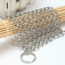 Палец Железный ёршик из нержавеющей стали Chainmail Палм щеточка для очищения Кухонные гаджеты инструмент для мытья сковорода миска Mayitr