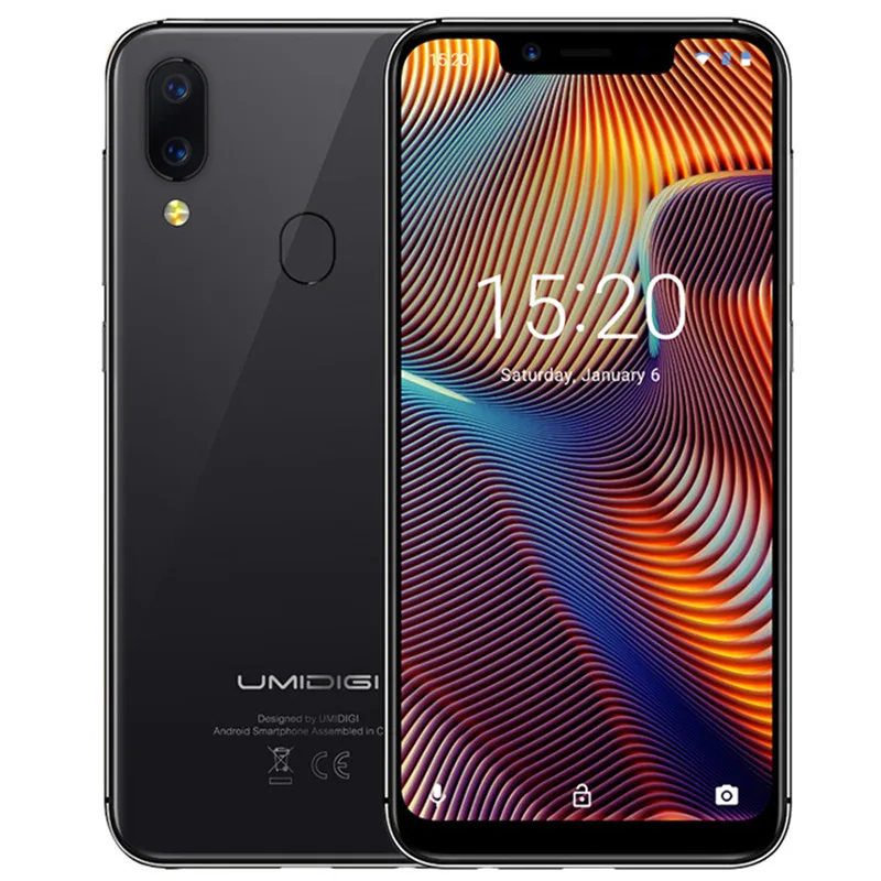 UMIDIGI A3 Pro 4G Smartphone 5,7 pulgadas Android 8,1 MT6739 Quad Core 1,5 GHz 3GB RAM 16GB teléfono móvil ROM 12.0MP + 3300 MP mAh