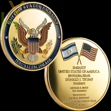 Заказ образца, ограниченная серия- монета Embassy Trump Challenge