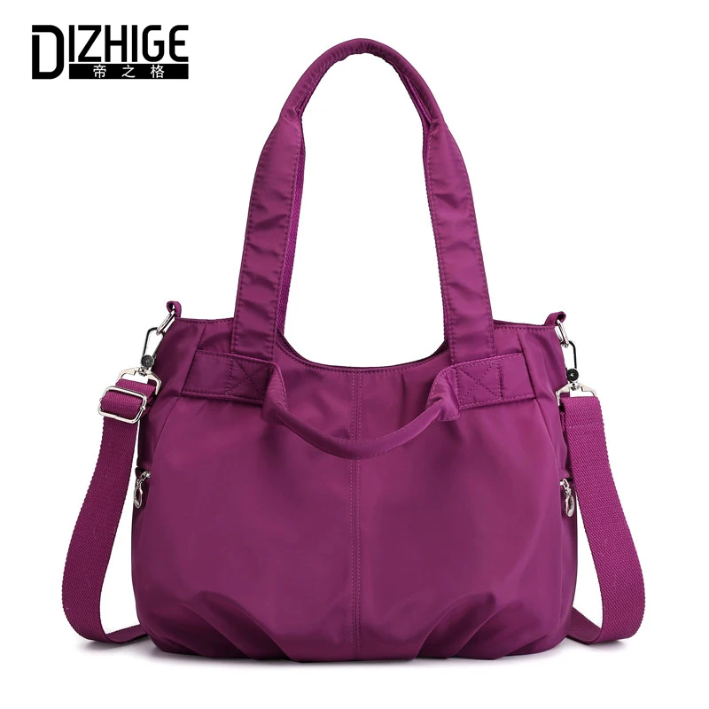 

DIZHIGE Brand Large Capacity Women Handbag Solid High Quality Crossbody Bags For Women Luxury Waterproof Nylon Messenger Bag New