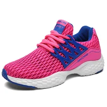 Женская летняя обувь для бега, женские кроссовки, сетчатый, дышащий, спортивный, мужская пляжная водонепроницаемая обувь, женские сетчатые фильтры