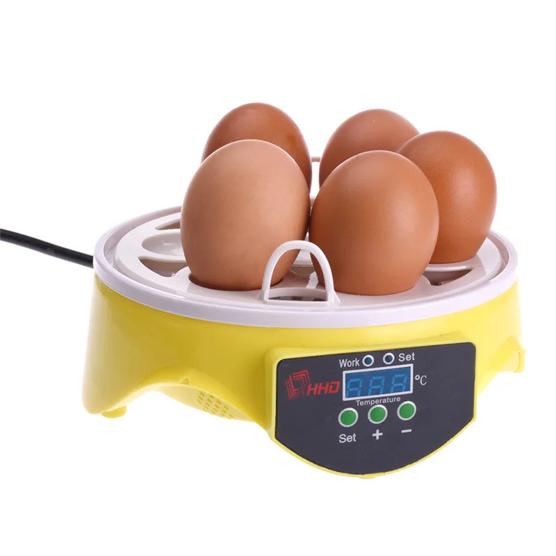 New Mini 7 Egg Incubator Poultry Incubator Brooder Digital Temperature Hatchery Egg Incubator Hatcher Chicken Duck Bird Pigeon New Mini 7 Egg Incubator Poultry Incubator Brooder Digital Temperature Hatchery Egg Incubator Hatcher Chicken Duck Bird Pigeon