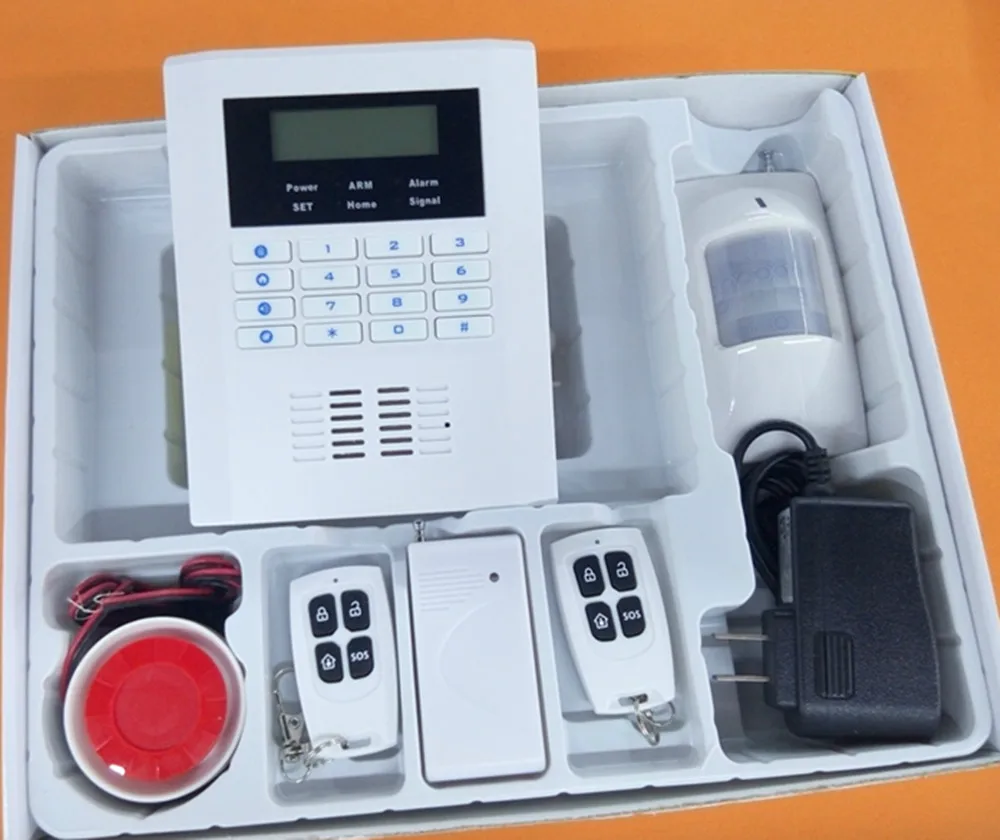 New Landing 433mzh Wireless GSM Alarm System PIR Motion Detector Burglar Alarm System New Landing 433mzh Wireless GSM Alarm System PIR Motion Detector Burglar Alarm System