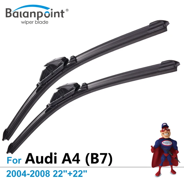 Wiper Blades for Audi A4 (B7) Avant & Saloon 2004 2008 22"+22", Set of