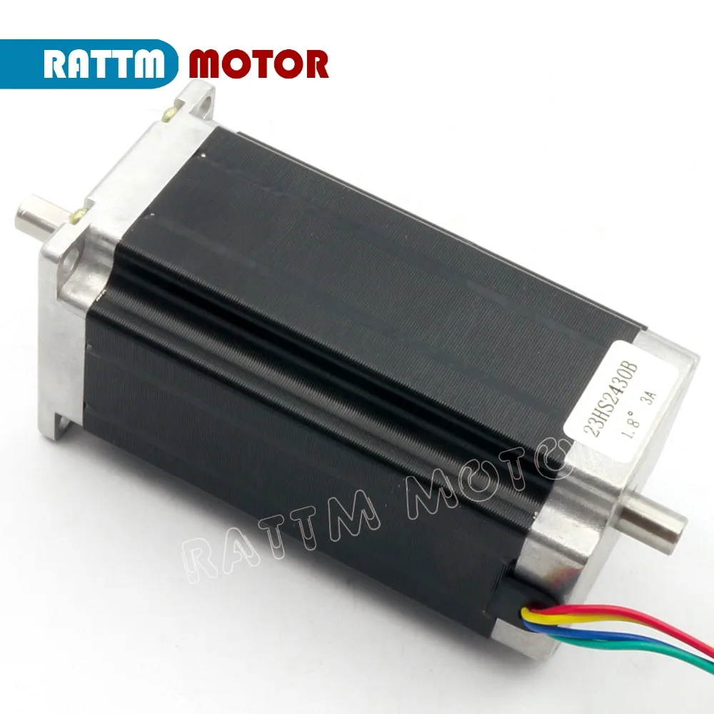 Контроллер с ЧПУ NEMA23 425oz-in, 4-осевой шаговый двигатель с двойным валом, драйвер 256 микроступеней 4.5A, бесплатная доставка по ЕС Контроллер с ЧПУ NEMA23 425oz-in, 4-осевой шаговый двигатель с двойным валом, драйвер 256 микроступеней 4.5A, бесплатная доставка по ЕС