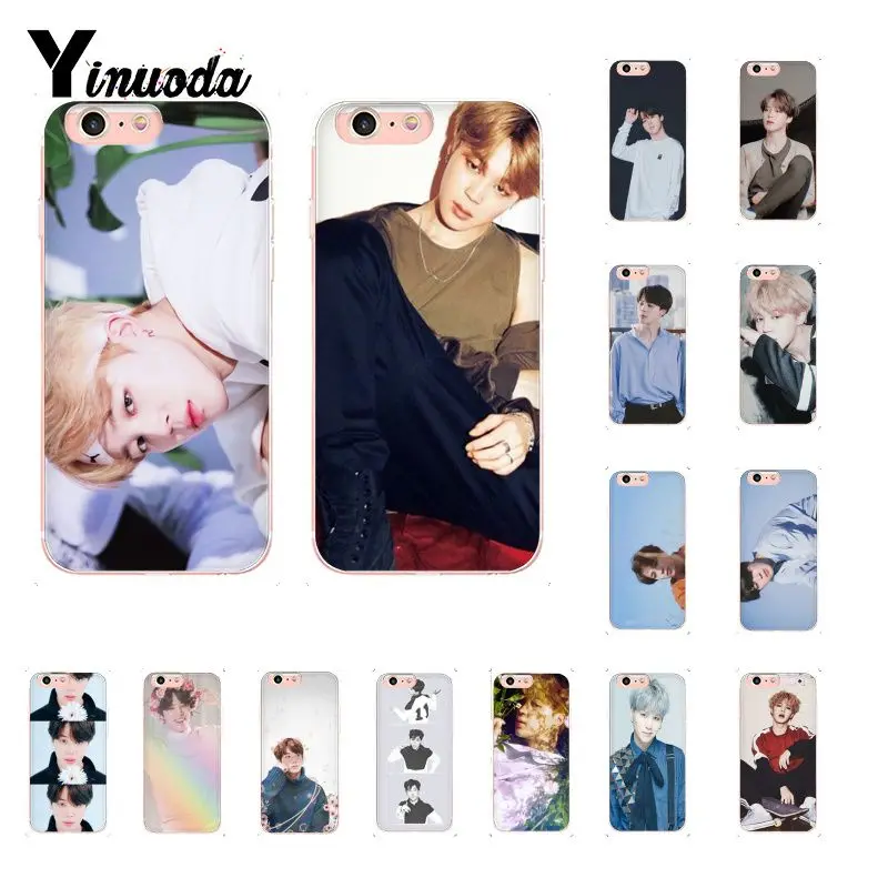 

Yinuoda Boys BTS JIMIN SUGA Customer High Quality Phone Case for iPhone 6S 6plus 7 7plus 8 8Plus X Xs MAX 5 5S XR 10